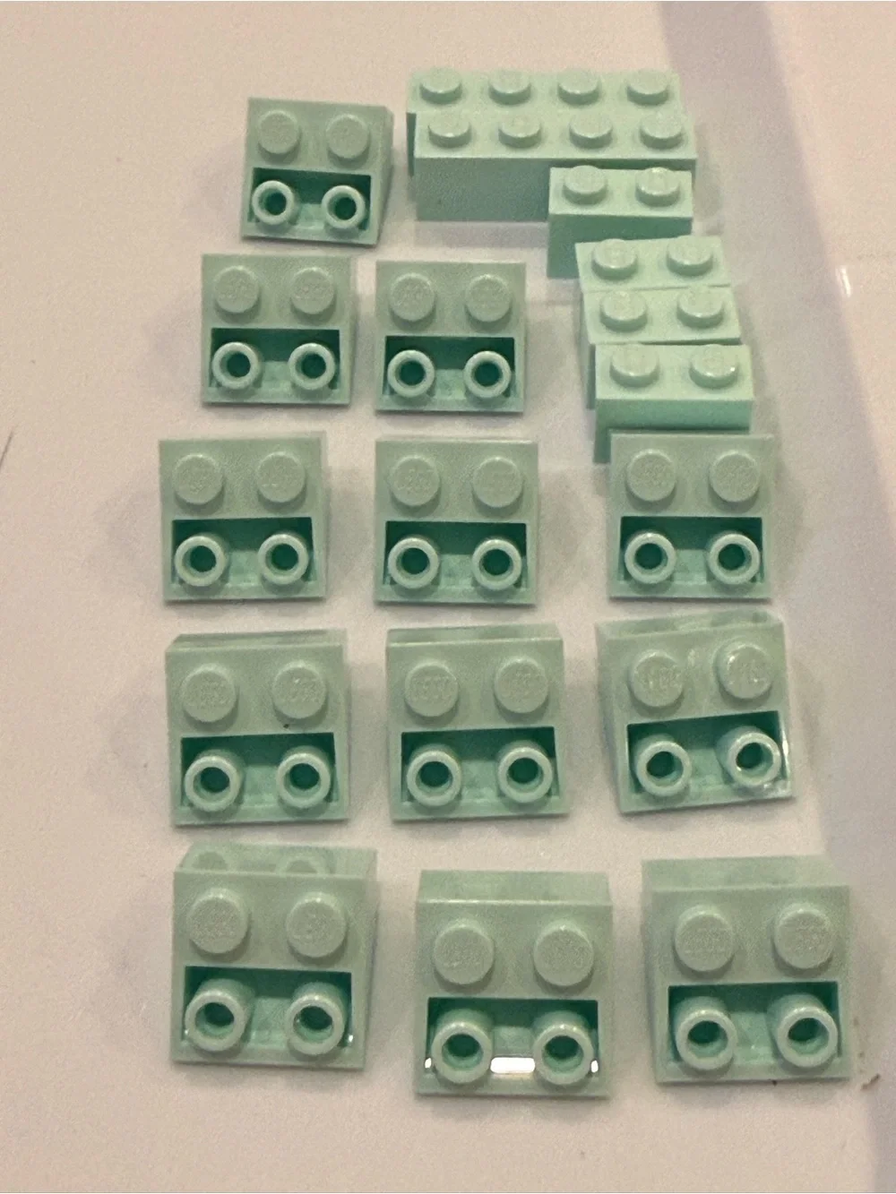 LEGO Light Aqua Parts Pieces Blocks Lot